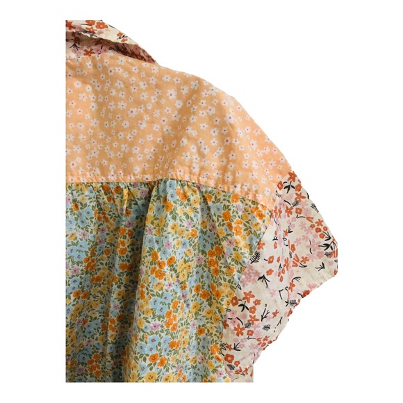 American eagle outfitters paisley multi vintage look relaxed fit button size M - Picture 12 of 13